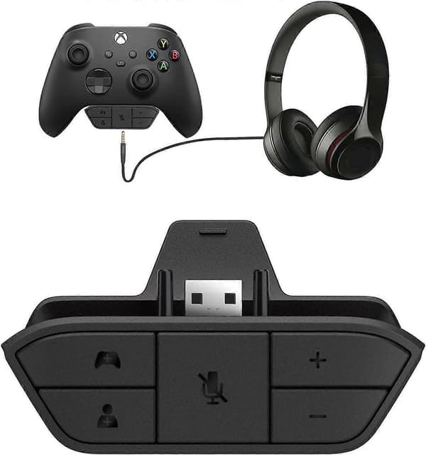Stereo Headset-adapter för Xbox One, Xbox Headset-adapter, Xbox One Headset-adapter, Justera ljudbalans