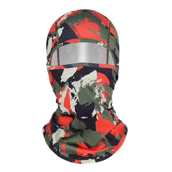 Unisex kamouflagemönstrad utomhuscykelbalaclava halsvärmare mössa hel ansiktsmask #25