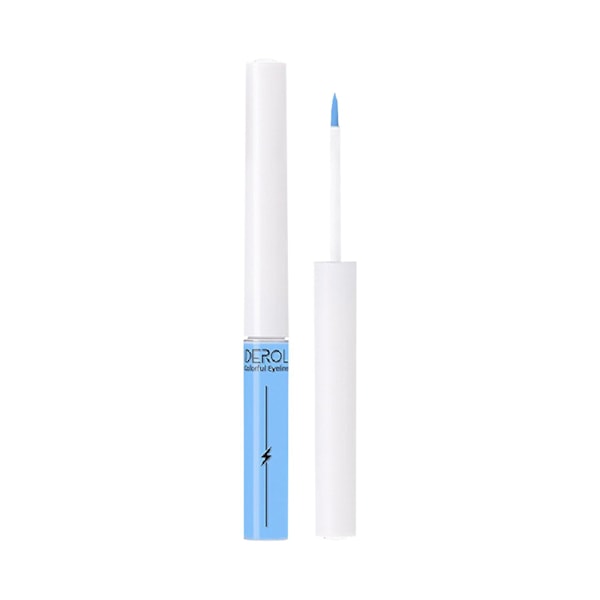 Fluorescerande Eyeliner Snabbtorkande Vattenlöslig Färg Luminous Fluorescent UV Flytande Eyeliner Penna 4ml H