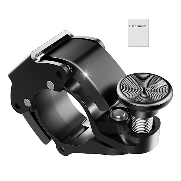 Bicycle Bell Q-shaped 22-24mm Handlebar Mounted High Decibel Portable Aluminum Alloy Mountain Bike Horn Bike Accessories