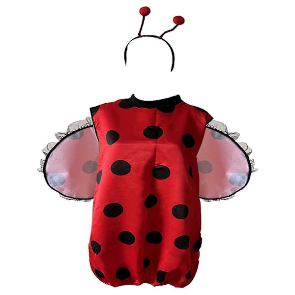Dame Darling Humlebi Kostume Voksne Insekt Fancy Dress Outfit Halloween Kostume Kit Cosplay Party Favors Red 150
