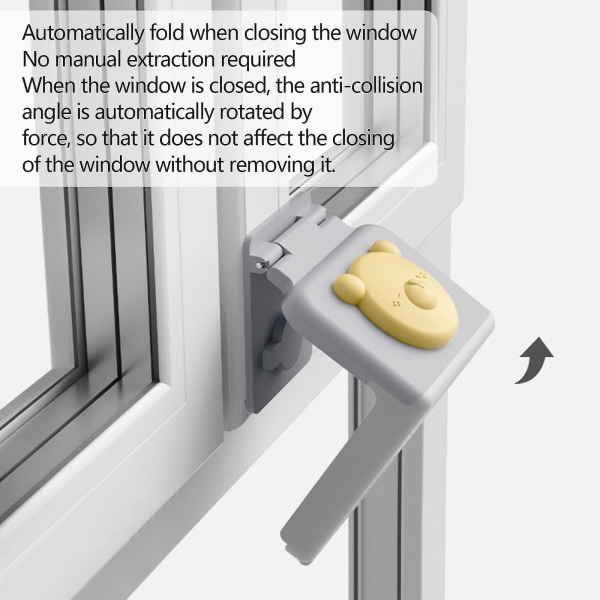 Automaattinen kokoontaittuva huonekalupuskuri Itsekiinnittyvät ikkunan kulmasuojat Gray