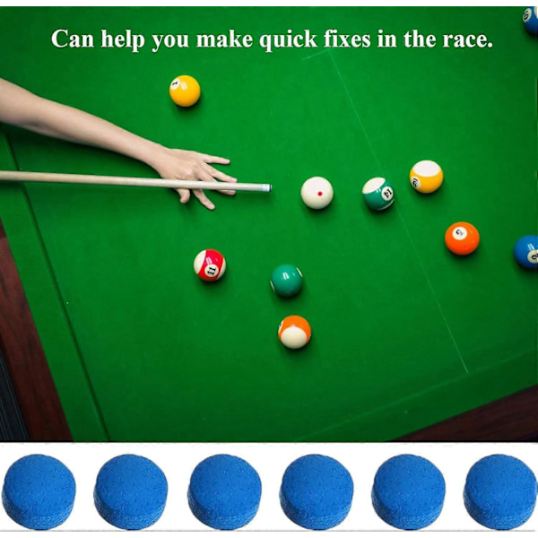 25 stk. 10 mm Pool Køspidser Snooker Køspidser Læder Pool Køspidser Billardspidser Snooker Kø Udskiftningsspidser
