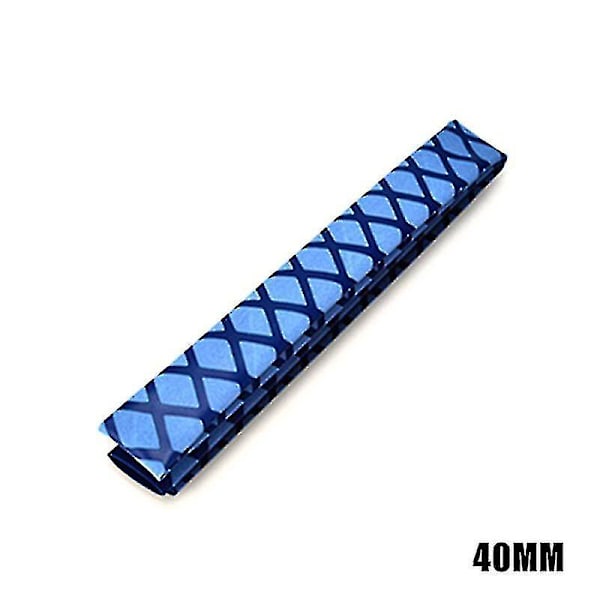 Lämpö kutistuva vavan kääre kalastusvavoille Lämpö kutistuva hiha kääre putki Ei liuku Vedenpitävä Blue Diameter 40MM