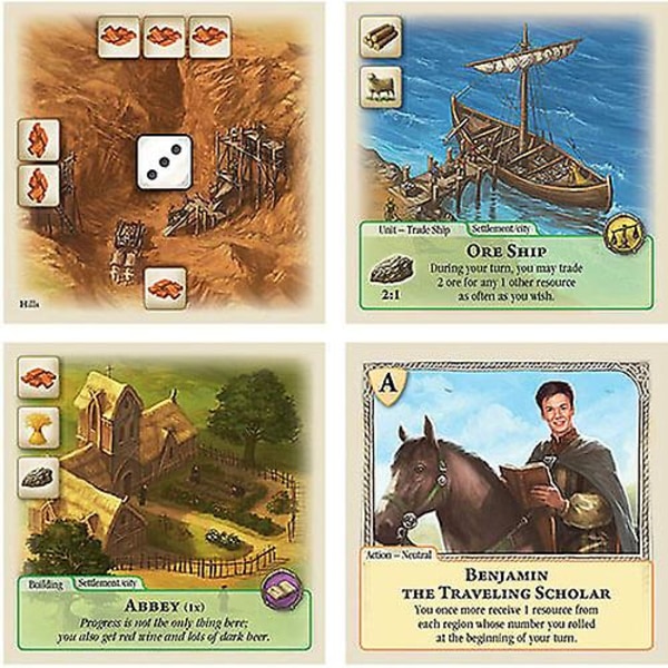 Rivals For Catan Deluxe Tema Högst Interaktivt Modernt Bäst I Kortspel