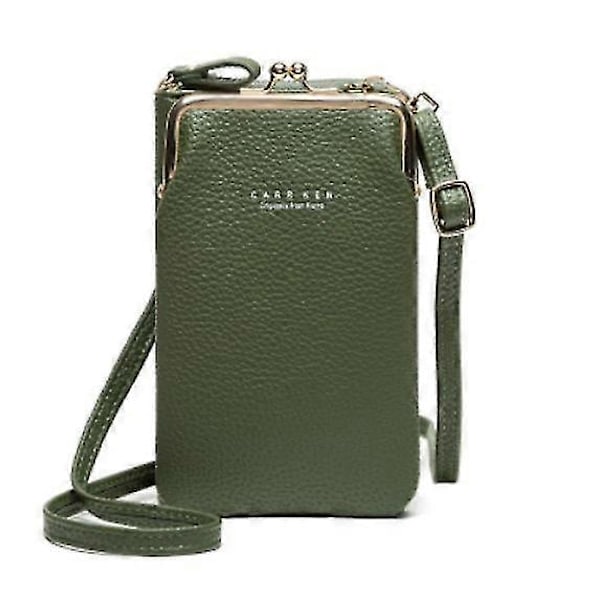 Damen Mobiltelefon Lommebok Mini Mobiltelefonveske Skulderstropp Pu Damen Mobiltelefonveske