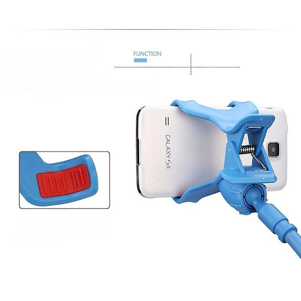 1 stk Universal Telefonholder / Holder Med Klips Til Telefon Sort Red