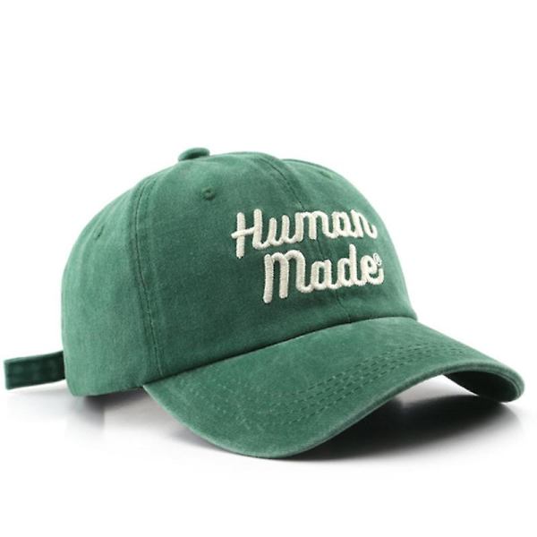 Mimigo Miesten ja Naisten Trucker-lippis Säädettävä Puuvillainen Baseball-lippis 7 Väriä GREEN