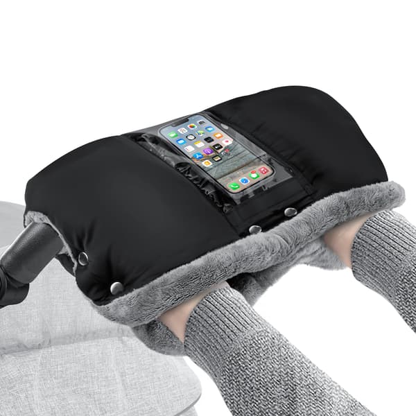 Vagn handvärmare, vagnmuff med fleece inuti