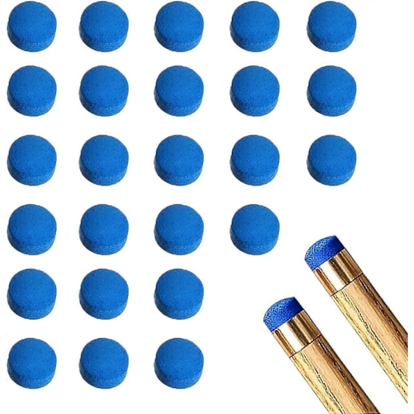 25 stk. 10 mm Pool Køspidser Snooker Køspidser Læder Pool Køspidser Billardspidser Snooker Kø Udskiftningsspidser