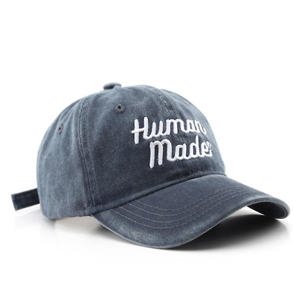 Mimigo Miesten ja Naisten Trucker-lippis Säädettävä Puuvillainen Baseball-lippis 7 Väriä BLUE