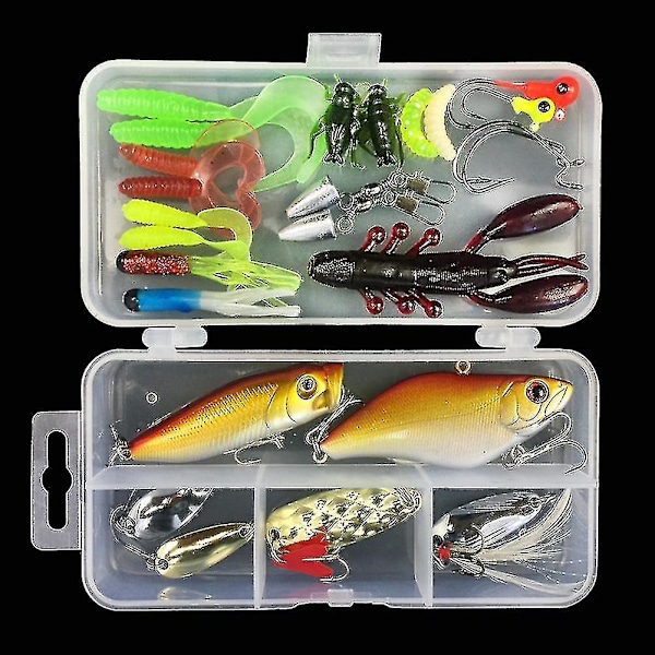 Multifunksjonelt Fiskeagn Kunstig Svømmeagn Fiskehake 106 Pcs set Frog