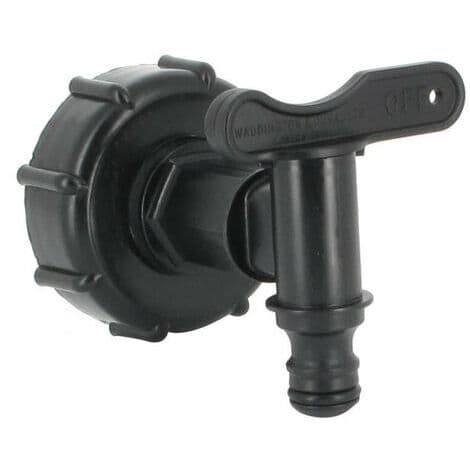 S60X6-koppling - HDPE-kran för 1000 L vattentank