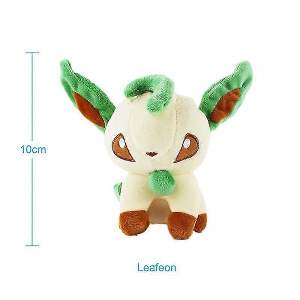 40 tyyliä Anime-nukke Poliwag Bulbasaur Charmander Lapras Snorlax Täytetty Pehmolelu Joululahja lapsille 10cm Leafeon