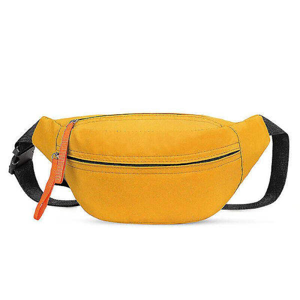 Fanny Pack -laukku, crossbody-laukut, pieni kaikkialla vyölaukku, vyölaukku ulkoiluun - 5 L yellow