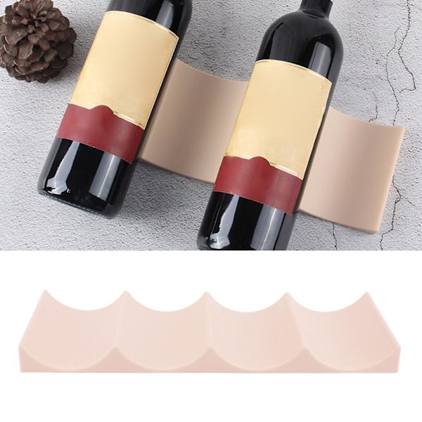 Vinstativ Plassbesparende PP Stablebar Praktisk Bokser Oppbevaringsholder for Hjem Dark grey