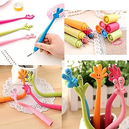 8 X Finger Morsomme Kulepenn Gaver Til Barn (Tilfeldig)