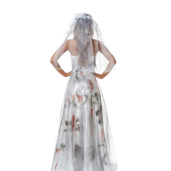 Bloody Ghost Bride Cosplay Veil Set Color1 XL
