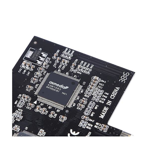 PCI-e 1x til 16x 1394 DV Video PC Capture Udvidelseskort med 6-pins til 4-pins til Firewire PCIe Kort Desktop Computer