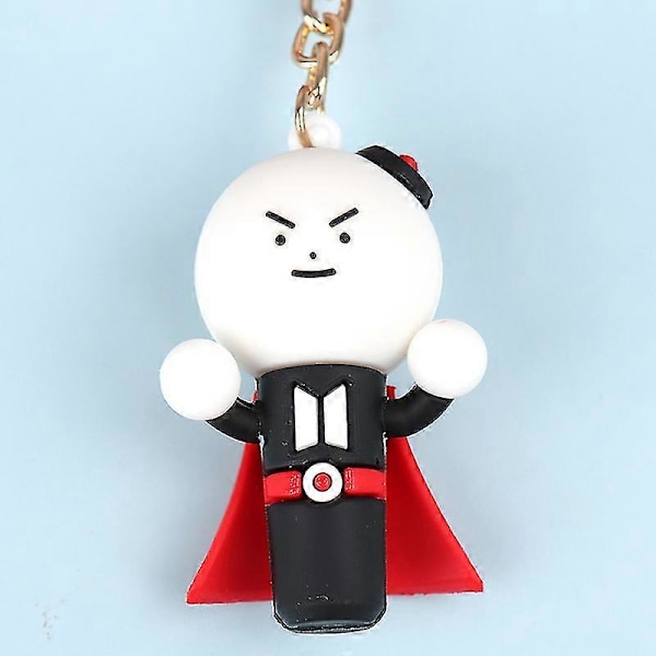 1 stk Kpop Bts Twice Nct Exo Blackpink Got7 Lysstav Pendent Nøglering Snorebånd N4