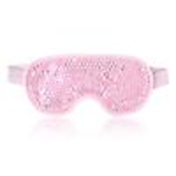 Viilentävä silmänaamio Uudelleenkäytettävä geelimäinen silmänaamio turvonneille silmille, Ice Eye Mask Cold Eye Mask Fro pink