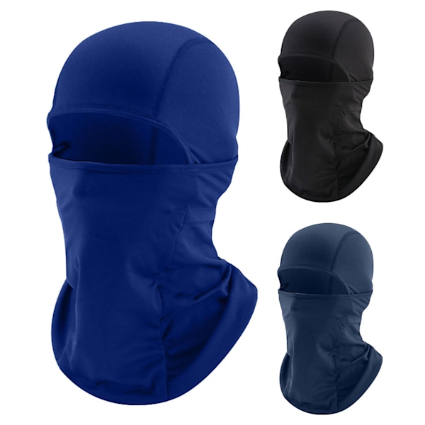 Vinter sykkel Balaclava Full Face Cover Thermal Warmer Sykkelhette Hette Black