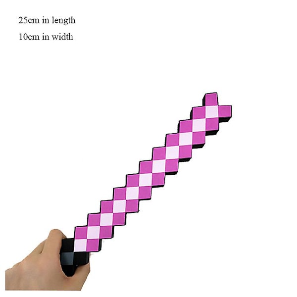 Minecrafted Diamond Sword - Mjukt Eva-skumleksak Official color pistol