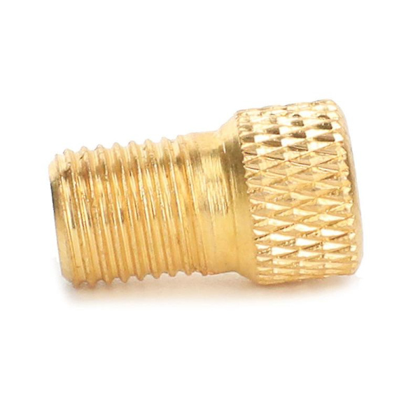 Mässing Presta Ventiladapter Konvertera Presta till Schrader Pumpa