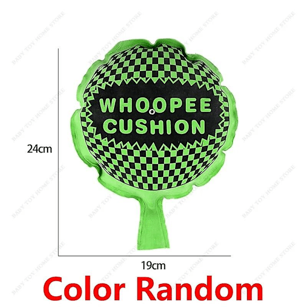 Whoopee Cushion -tyyny, pila, vitsi, lelu, kepposet, uutuuspeli, vitsit, temput, keppostelutaidot, lelut, lahja lapsille, taitopeli 20CM Color Random