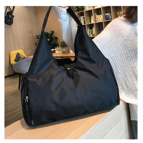 Ny modesportsfitnesstaske Yogamåtte-taske med stor kapacitet Opbevaringstaske til kvinders yogataske (sort)