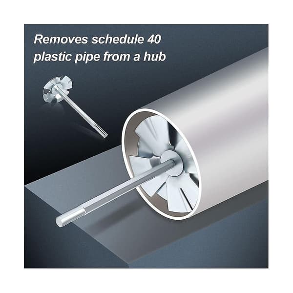 2 tommers PVC rørleggerbeslag Saver Bit Socket Saver, 1/2 tommers hastighetskraftbor, bit Fitting Saver Insi