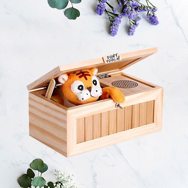 Låda Useless Me Dont Wake Toy Leksaker Gåvor Rör Inte Don T Barn Attityd Saker Spoof Sensorisk Jack Stress Kit Prylar Dumt Trä   Fingerfärdighetsspel