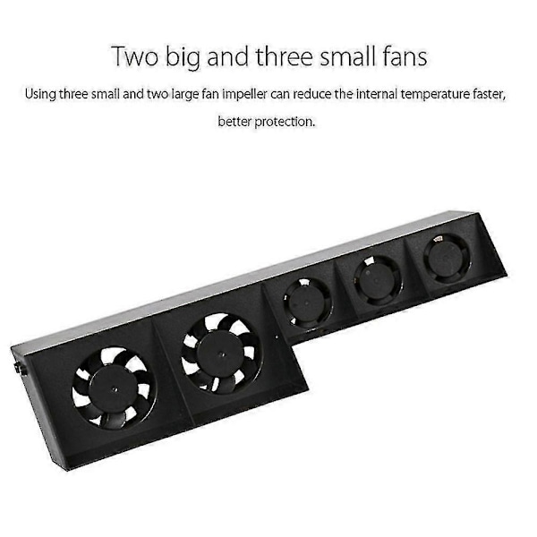 PS4 Kylfläkt, USB Extern Kylare PS4 Värdkylfläkt