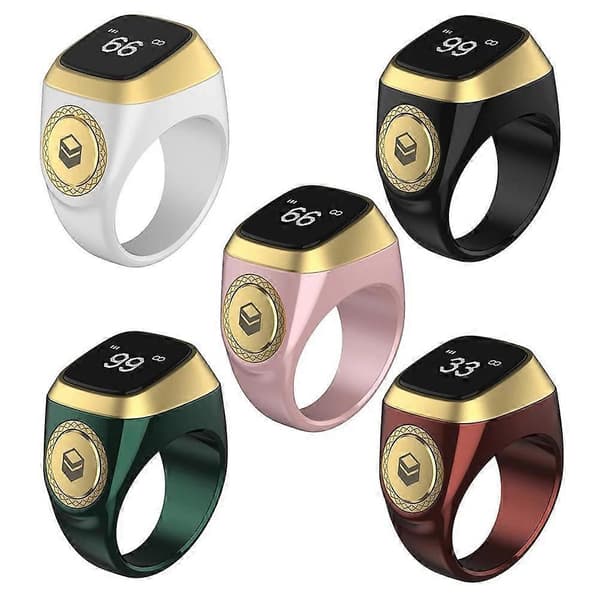 Smart ring multifunktionel vandtæt smart kontrol bluetooth ring smart tællering white