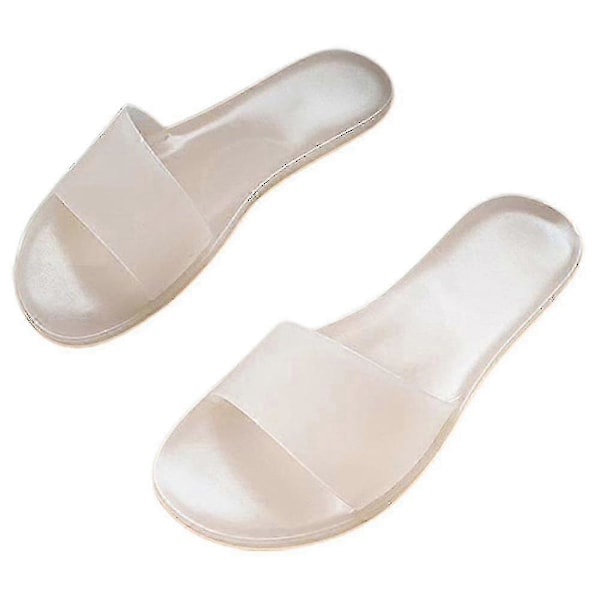 Myke og komfortable, transparente sandaler for kvinner, perfekte for stranden