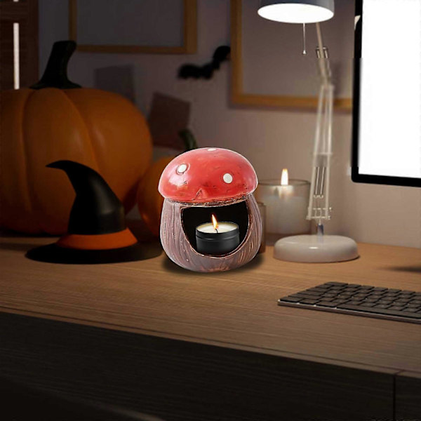 Halloween Ljusstake Dekoration Påsk Dekoration Pumpa Lykta Hus Helig Träram F