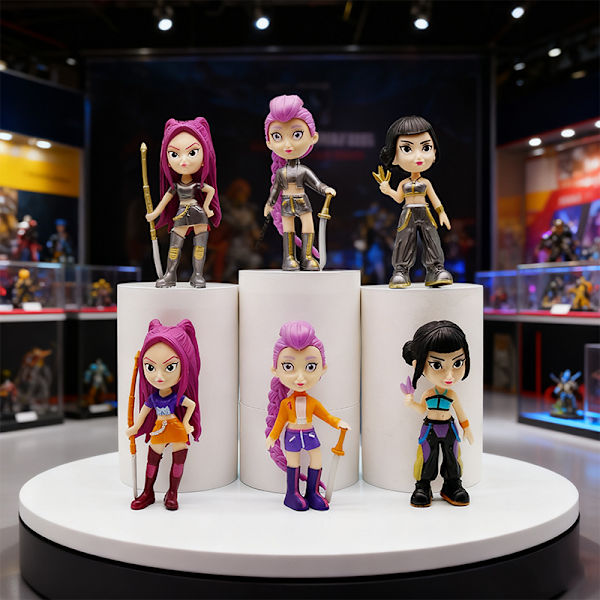 6-Delars K-POP Demon Hunter Docka Actionfigur Leksak - Barnpresent