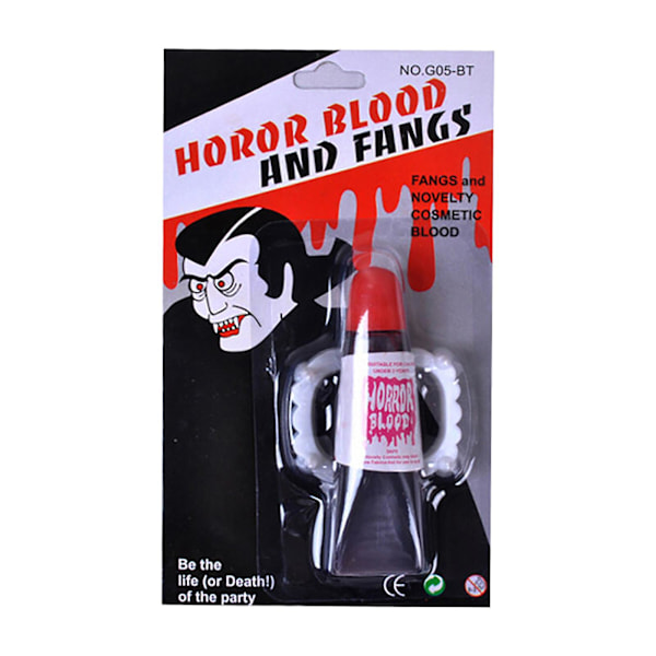 Halloween Konstgjort Plasma Läskigt Kräkblod Spoof Leksak 15ml