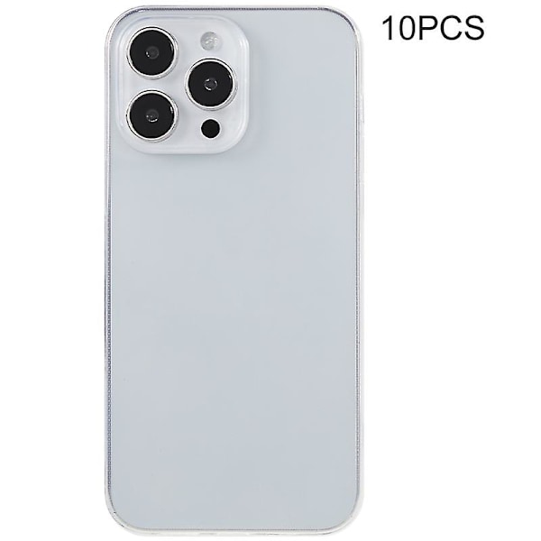 10 stk. Telefon TPU Etui til iPhone 12 / 12 Pro, Vandmærkefri 0,8 mm Ultra-tynd Klar Telefon Cover