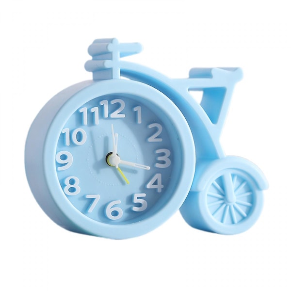 Creative Office Pöytäpyörän herätyskello Makuuhuoneen sängyn vierellä oleva Creative Simple Muistutus Herätyskello Kello (sininen)