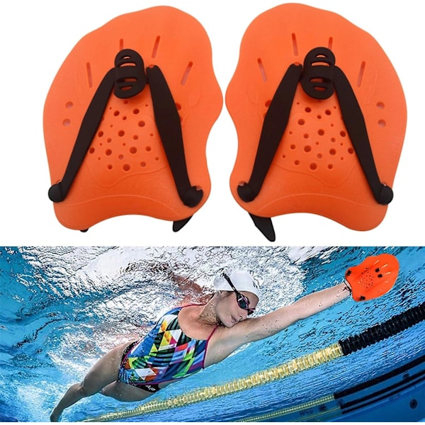 Of Hand Paddles For Swimming Professional Swim Training Paddles Swim Paddles With Adjustable Straps Pool Exercise Equipment Arm swiping training with