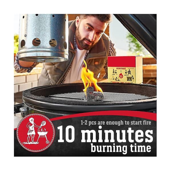 Til Pejs, Træovn, Bål, Grill, Ildsted, Ryger, Bbq - Lugtfri Kulpinde