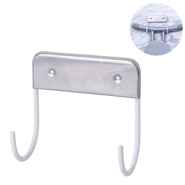 Metal Wall Mount Ironing Board Holder,ironing Board Hanger Wall Mount Ironing Board Holder Organizer Wall Rack For Laundry Rooms Storage Rack Han White