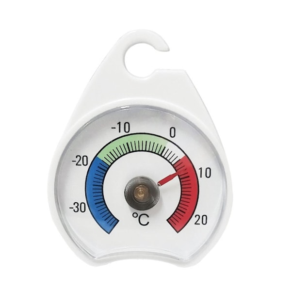 Mini Kylskåpstermometer Digital Kroktermometer med Röd Indikator för Hem Kök Köpcentrum Frys Kylskåp Temperaturmätare