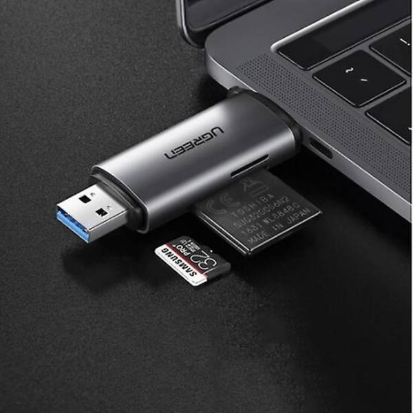 Ugreen Type C+USB 2-in-1 kortinlukija