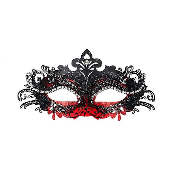 Maskerademaske, Mardi Gras-dekorasjoner, venetianske masker for kvinner Red