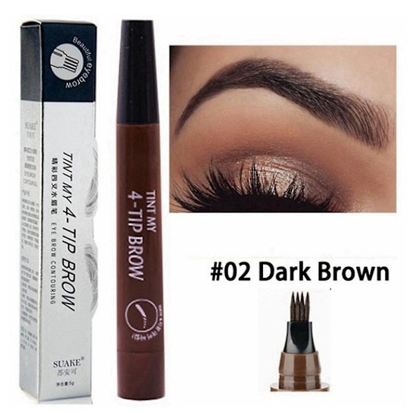 1 ST 4-TIPBROW Fin Skiss Flytande Ögonbrynspenna 5ml