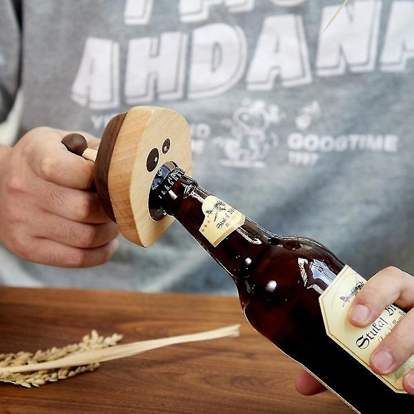 Vintage Cute Wooden Bottle Opener For Beer soda handmade Novelty