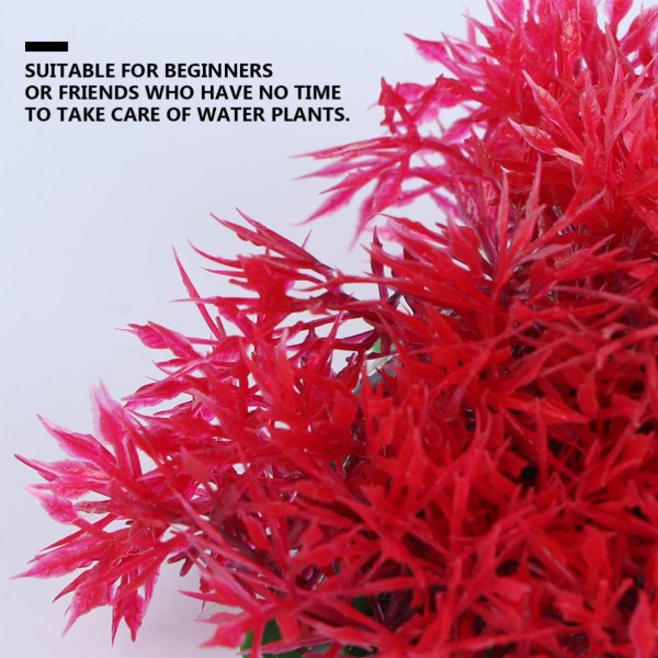 Pakkaa akvaarion tekonurmi vedenalainen keinotekoinen muovikasvi Akvaarioruoho Akvaario maisemakoristeet