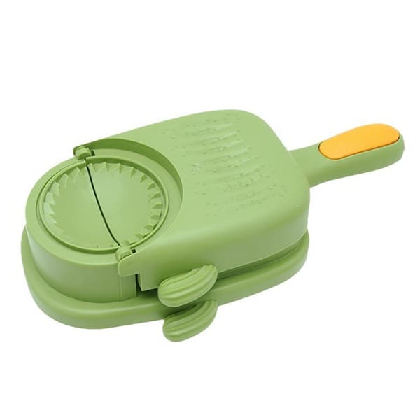 Køkken Dumpling Maker Dumpling Skin & Dumpling DIY Making Tool Hvidløg Grinder 3-i-1 Gadgets Dumpli Green